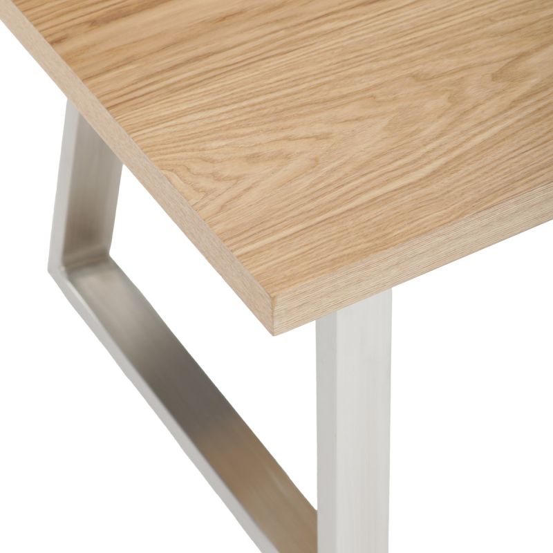 Konferenčný stôl v modernom dizajne 120x60cm, MDF doska, odtieň dub