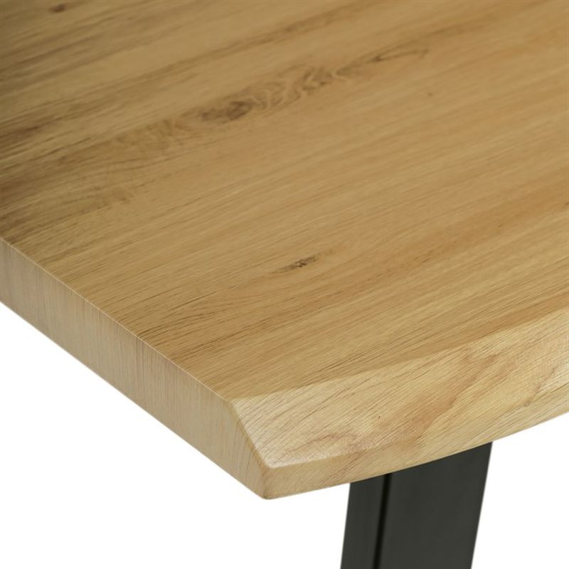 Stôl jedálenský 140x80, MDF doska dekor divoký dub, nohy v tvare U