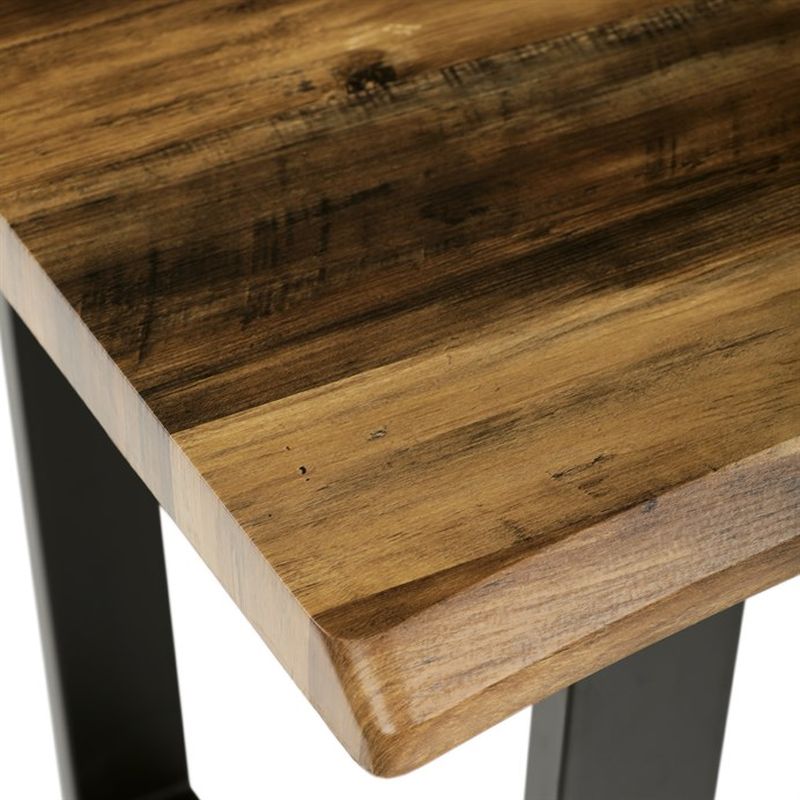 Stôl jedálenský 180x90, MDF doska dekor staré drevo, nohy v tvare U