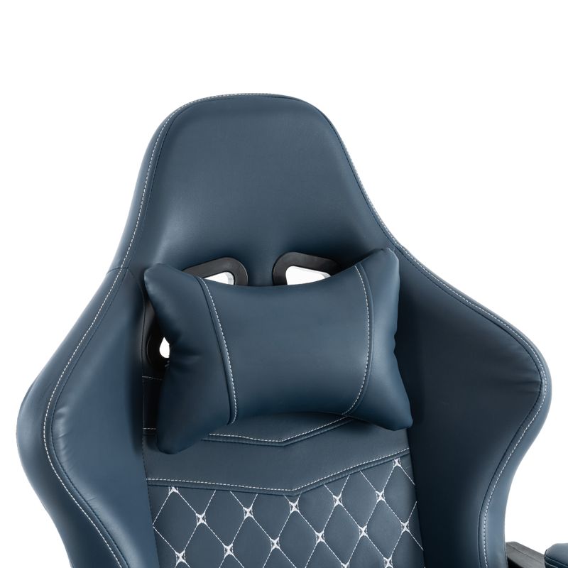 Elegantné kancelárske/herné kreslo, modrá