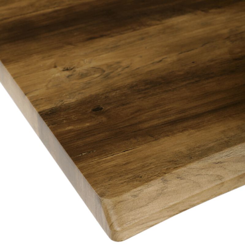 Jedálenský stôl 180x90, MDF old wood, nohy kov čierny v tvare X