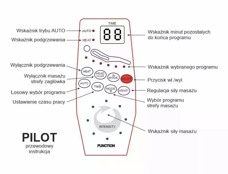 Polohovateľné masážne kreslo, cappuccino, s elektrickým ovládaním a vyhrievaním