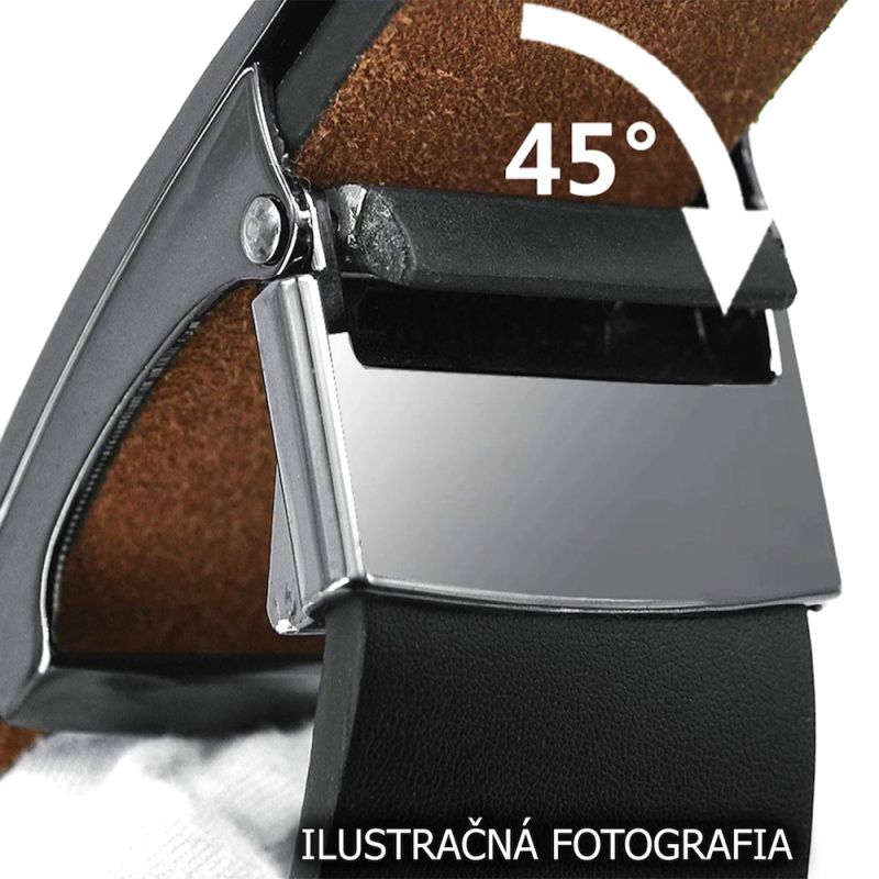 Kožený opasok s výšivkou, pracka s brzdou, 140cm, Limitovaná edícia 01