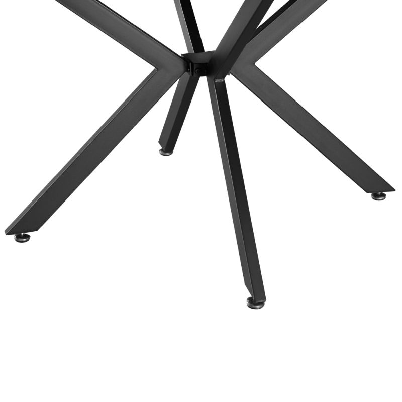 Okrúhly jedálenský rozkladací stôl, dub svetlý-čierna, 100-140 cm