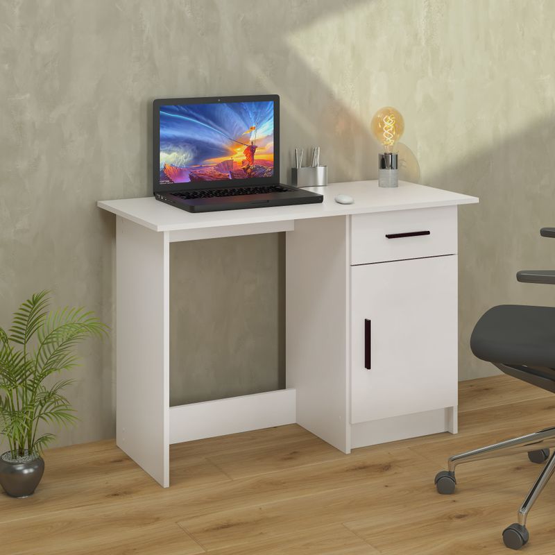 PC stôl so skrinkou a šuplíkom kašmír