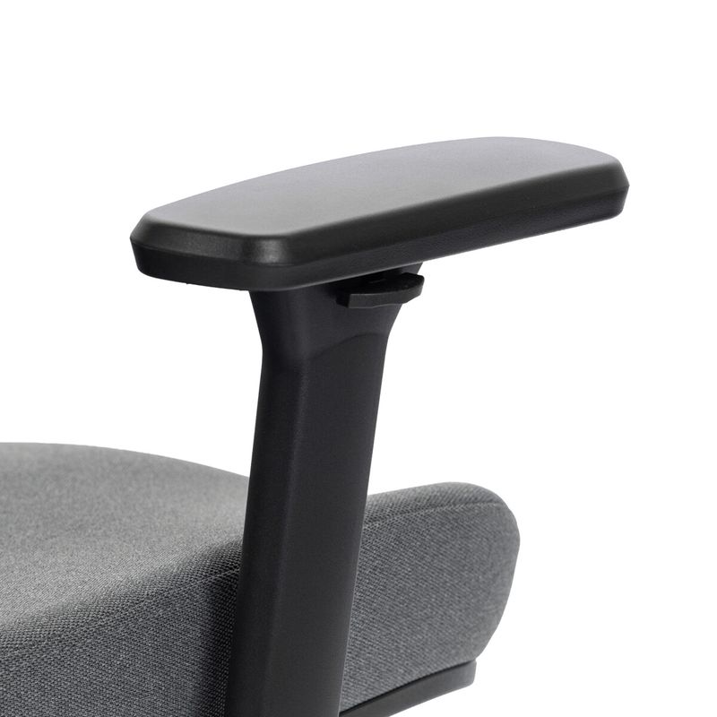 Ergonomická kancelárska stolička sivá, sieťované operadlo, 120 kg