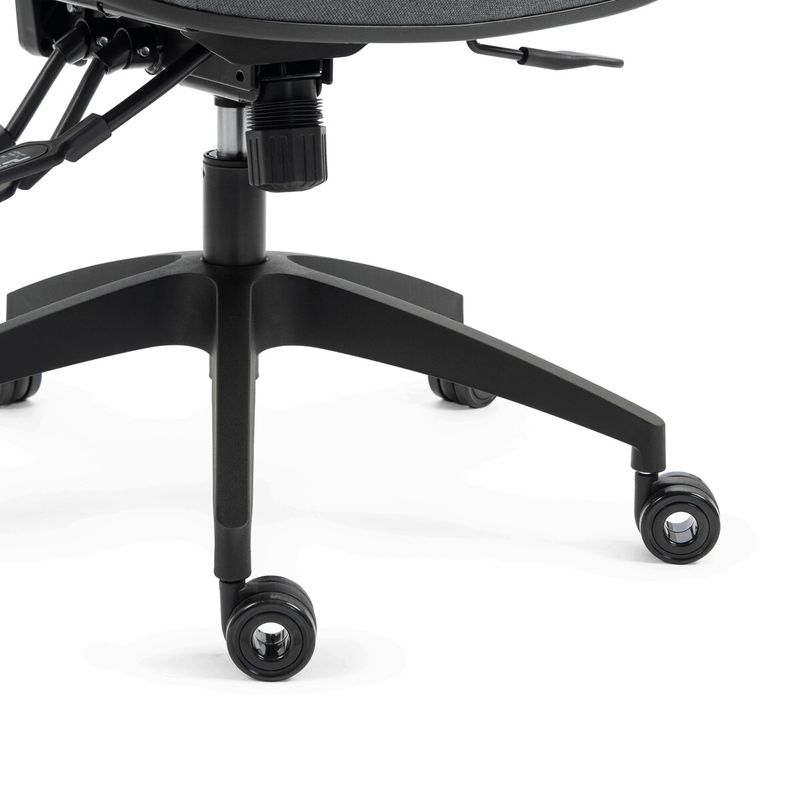 Ergonomická kancelárska stolička sivá, sieťované operadlo, 120 kg