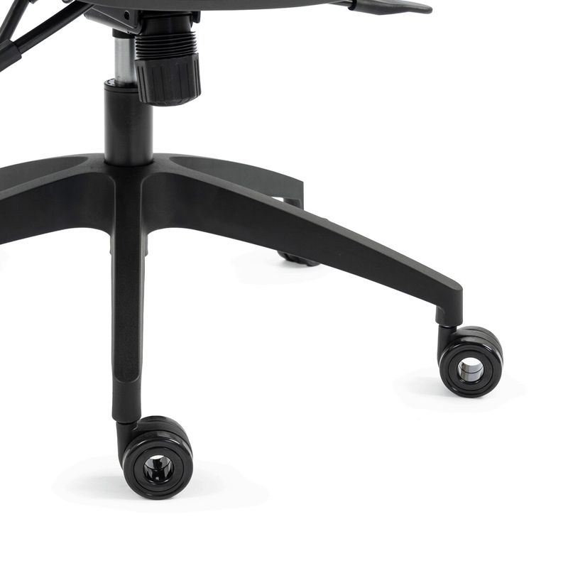 Ergonomická kancelárska stolička modrá, sieťované operadlo, 120 kg