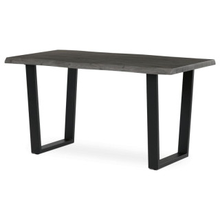 Stôl jedálenský 140x80, MDF doska dekor sivý dub, nohy v tvare U