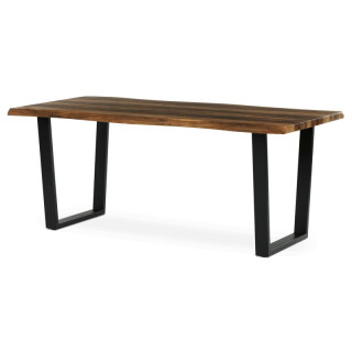 Stôl jedálenský 180x90, MDF doska dekor staré drevo, nohy v tvare U