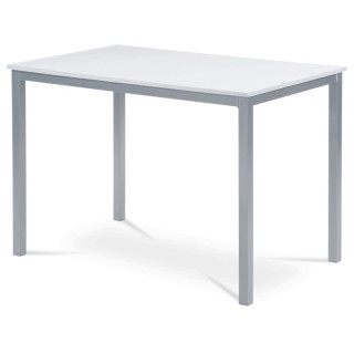 Jedálenský stôl 110×70×75 cm, MDF biela