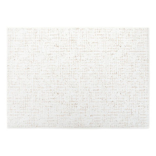 Moderný kusový koberec 160x230, krémový s efektom prešívania