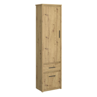 Kvalitný regál 2D1S, dub artisan