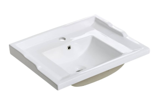 Umývadlo CMD IMPERIAL WHITE 60 UM-CFP F 60 RETRO biela