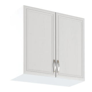 Horná skrinka G80, biela-sosna Andersen, 2x dvierka