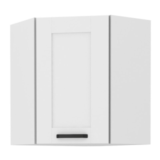 Horná rohová skrinka, biela, 58x58 GN-72 1F, 1x dvierka