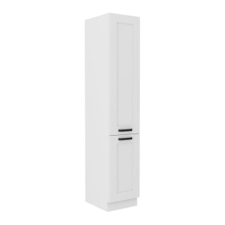 Vysoká skrinka, biela, 40 DK-210 2F, 2x dvierka