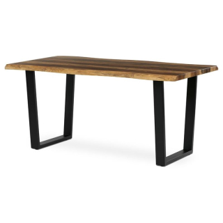 Stôl jedálenský 160x90, MDF doska dekor staré drevo, nohy v tvare U