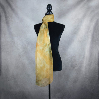 Luxusný hodvábny šál LIMITED_057 zo 100 % prírodného hodvábu, 180 x 110cm