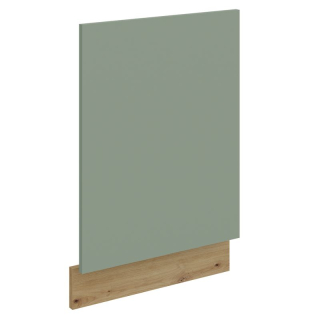 Dvierka na umývačku riadu 57 × 44 cm, aquamarine, dub artisan