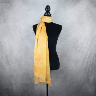Luxusný hodvábny šál LIMITED_066 zo 100 % prírodného hodvábu, 180 x 110cm