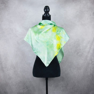 Luxusná hodvábna šatka LIMITED_323, 90×90cm, Made in Slovakia