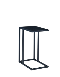 Minimalistický príručný stolík, čierny