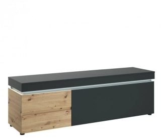 RTV komoda v modernom štýle 2S1D 180, dub artisan-cosmos grey