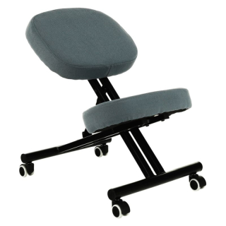 Ergonomický kľakosed, svetlosivá-čierna