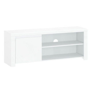 TV stolík 1D/160 v bielom lesku