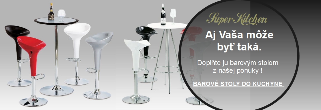 Barové stoly do kuchyne